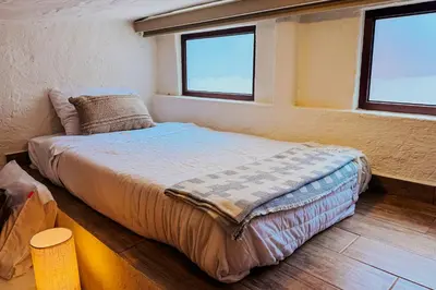 Cama o camas de una habitación en Loft Iduri en ValQuirico