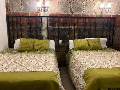 Cama o camas de una habitación en Sendero de San Francisco