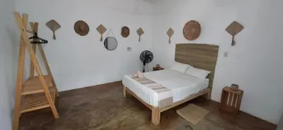 Cama o camas de una habitación en Flow De Lupe