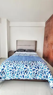 Cama o camas de una habitación en Puebla Vista Malinche