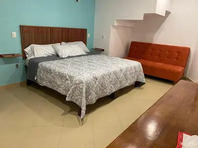Cama o camas de una habitación en La Casa de los Abuelos