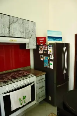 Una cocina o zona de cocina en Residencia en Club Náutico Tequesquitengo