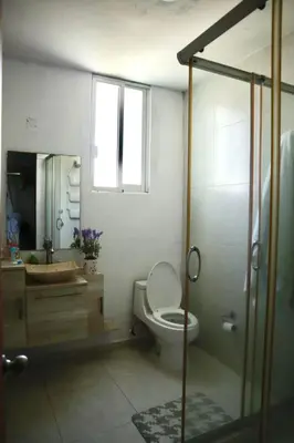 Un baño de Residencia en Club Náutico Tequesquitengo