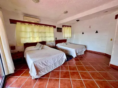 Cama o camas de una habitación en Quinta De Leon