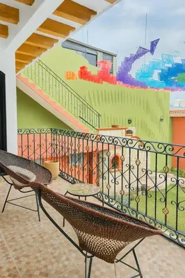 Un balcón o terraza de Casa Xochitl