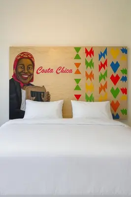 Cama o camas de una habitación en Casa Xochitl