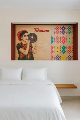 Cama o camas de una habitación en Casa Xochitl