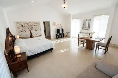 Cama o camas de una habitación en Casa Ambito