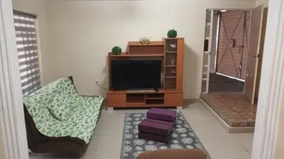 Una televisión o centro de entretenimiento en Departamento A1