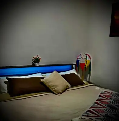 Cama o camas de una habitación en El Rincón de Monte Alban