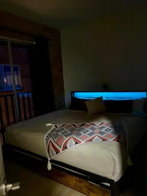 Cama o camas de una habitación en El Rincón de Monte Alban