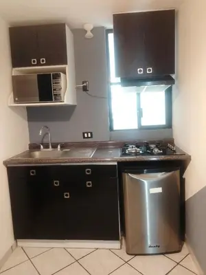 Una cocina o zona de cocina en Hotel Business