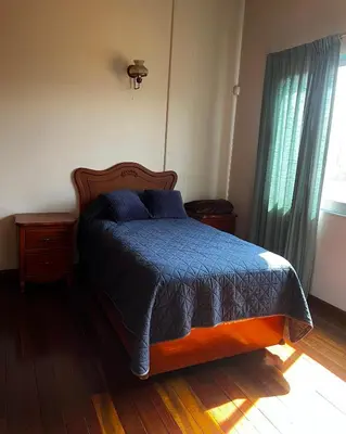 Cama o camas de una habitación en Casa Carmesí