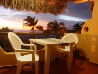 Plano de BEACH HOTEL INES en Zicatela