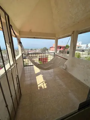 Un balcón o terraza de Casa con alberca en tlayacapan Morelos