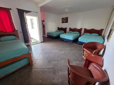 Cama o camas de una habitación en Casablanca Bonfil