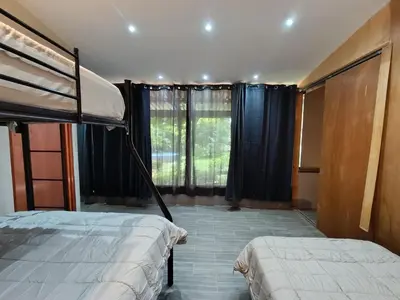 Cama o camas de una habitación en LOFT amueblado para 4 personas