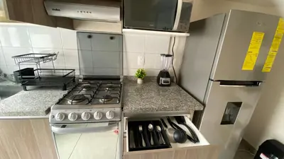 Una cocina o zona de cocina en Casa Oasis Veracruzano