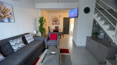 Zona de estar de Casa Oasis Veracruzano