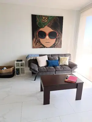 Zona de estar de Apartamento tranquilo y familiar