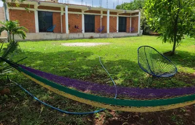 Jardín al aire libre en La Casa de la Mujer Medicina