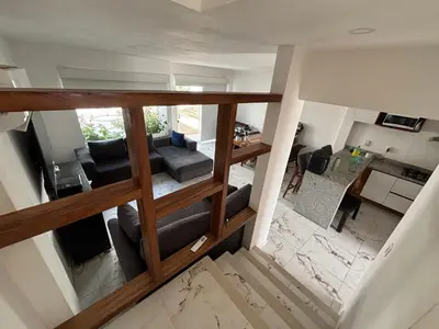 Una cocina o zona de cocina en Casa a Pie de Playa