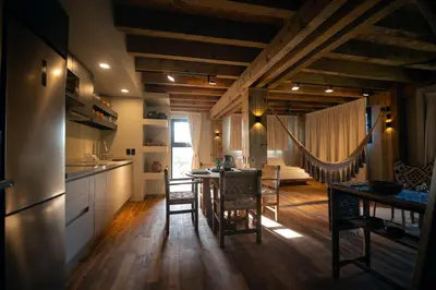 Una cocina o zona de cocina en Kineki 8