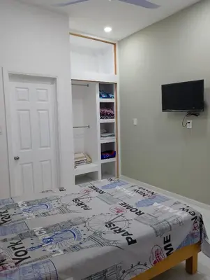 Cama o camas de una habitación en Casa en Paraíso Cuautla Morelos