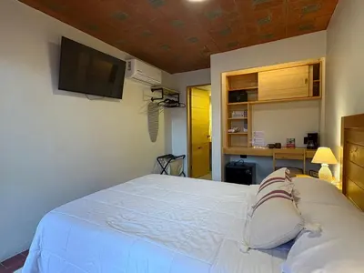 Cama o camas de una habitación en Casa Agaves Conjunto Habitacional