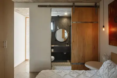 Cama o camas de una habitación en Casa Tuna