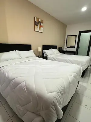 Cama o camas de una habitación en Hotel real Zaragoza