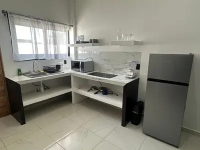 Una cocina o zona de cocina en Galaxy suites