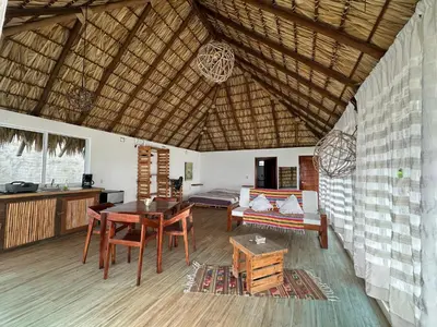 Una cocina o zona de cocina en Papapa grecas