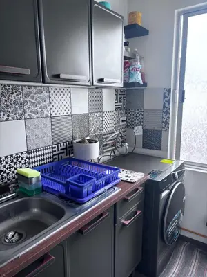 Una cocina o zona de cocina en Departamento a 5 minutos del Estadio GNP