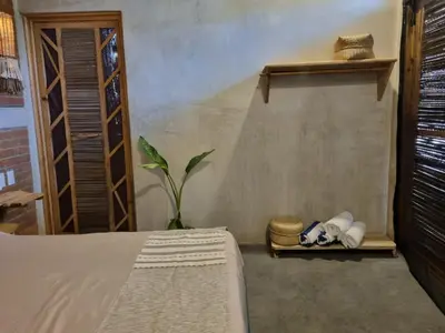 Cama o camas de una habitación en Amixtli