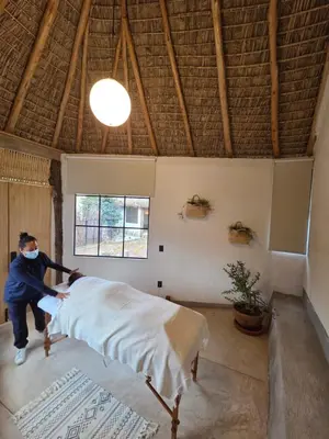 Spa o instalaciones de bienestar en Casa Nuestra Hotel Boutique y Experiencias para Compartir