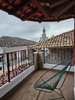 Un balcón o terraza de Posada Brisas Cuetzalan