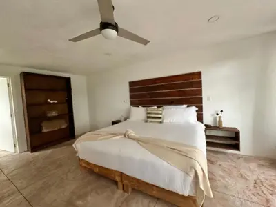 Cama o camas de una habitación en Casa Madera 2C