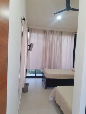 Cama o camas de una habitación en Casa Herrera