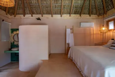 Cama o camas de una habitación en Casa Moka