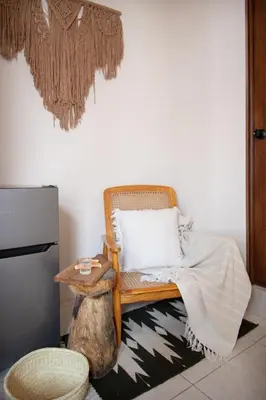 Cama o camas de una habitación en Casa Uh Mook, Rooted design, sacred stay