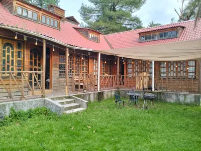 Jardín al aire libre en Cabaña Rùstica Amplia Céntrico TLAXCALA