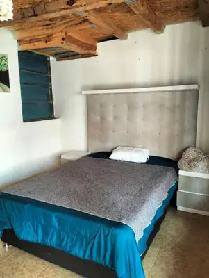 Cama o camas de una habitación en Cabaña Rùstica Amplia Céntrico TLAXCALA