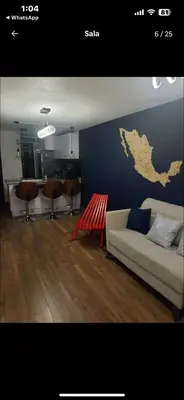 Zona de estar de Excelente departamento