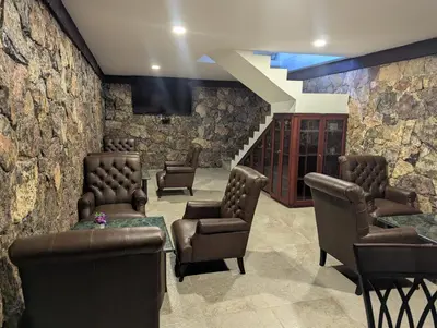 Zona de estar de Hotel Boutique Nueva Escocia Puebla