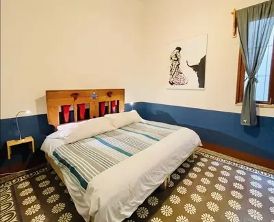 Cama o camas de una habitación en Departamento en casona del siglo XVI frente al Zócalo de Puebla #5
