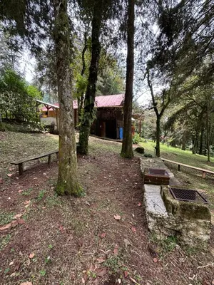 Jardín al aire libre en Cabaña El Remanso