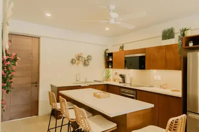 Una cocina o zona de cocina en Solana