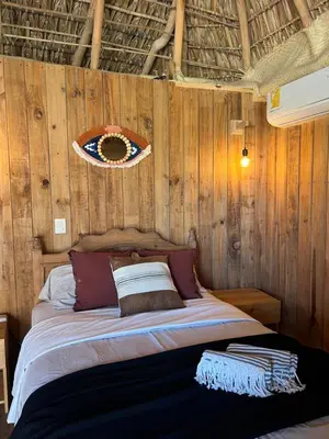 Cama o camas de una habitación en Casa Momento - Retiro frente al mar con Starlink en Ventanilla