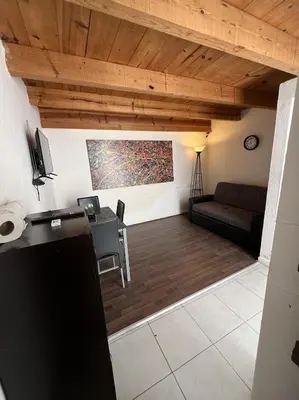 Zona de estar de Bonito Mini Departamento 9